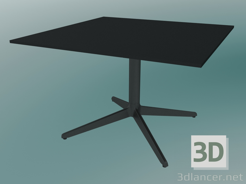3D Modell Tisch MISTER X (9510-51 (70x70cm), H 50cm, schwarz, schwarz) - Vorschau