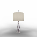 3d Faceted Crystal Table Lamp model buy - render