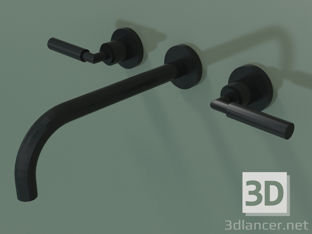 modèle 3D Mitigeur lavabo mural sans garniture de vidage (36717882-330010) - preview