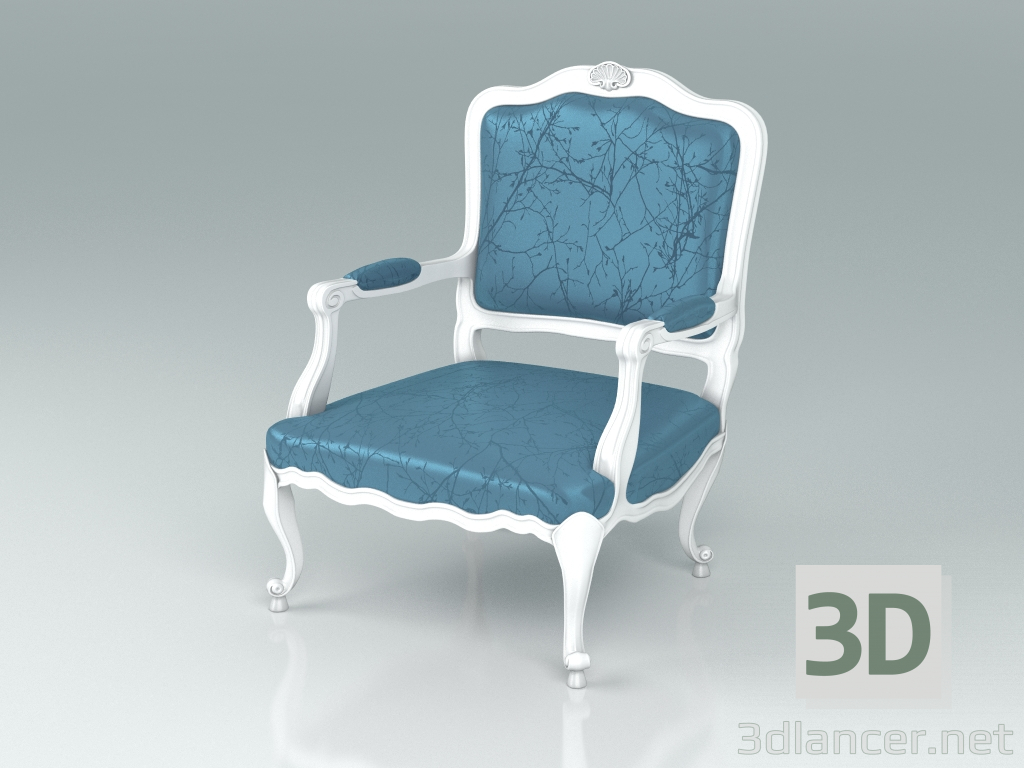 modèle 3D Fauteuil (art. 11521) - preview