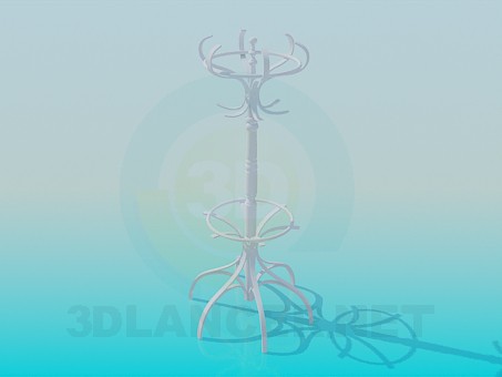 3d model Hanger on the stem - preview 3d model Hanger on the stem - preview