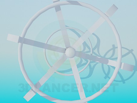 3d model Hanger on the stem - preview 3d model Hanger on the stem - preview
