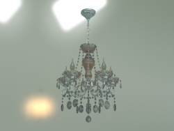 Pendant chandelier Teodore 10103-5 (chrome-smoky crystal)