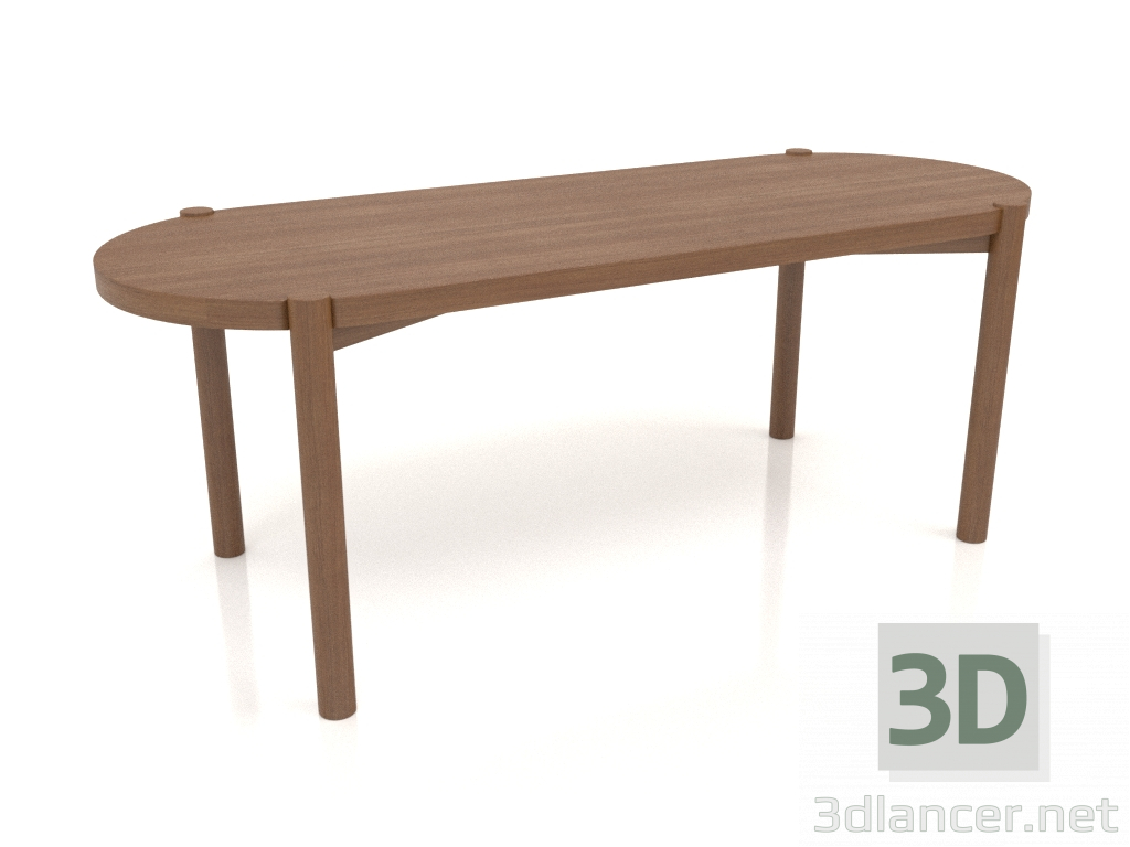 3 डी मॉडल कॉफी टेबल जेटी 053 (सीधा अंत) (1200x466x454, लकड़ी की भूरी रोशनी) - पूर्वावलोकन
