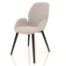 3d model Chair Bern (beige-walnut) - preview