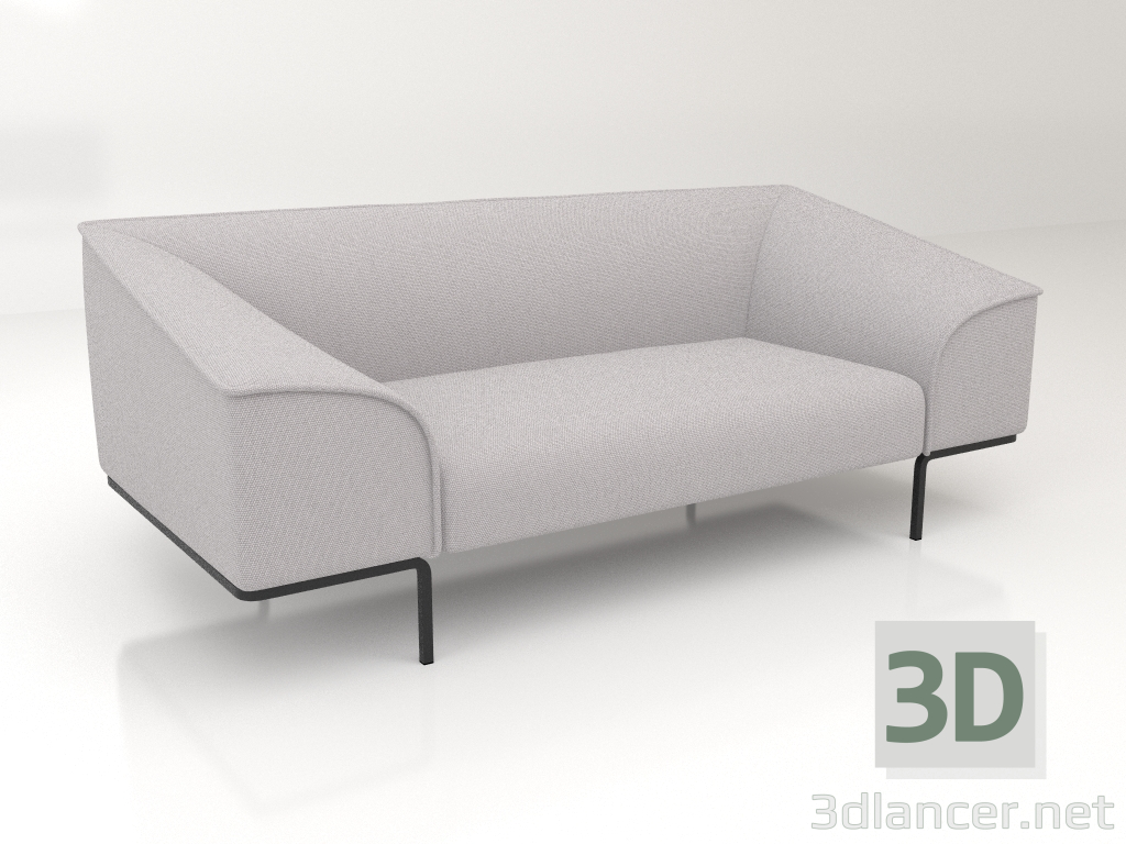 3D modeli 2 kişilik kanepe - önizleme