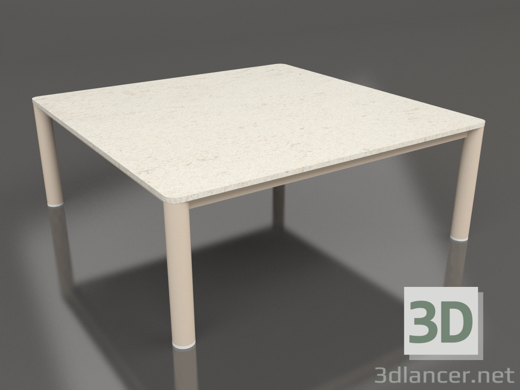 3d модель Стіл журнальний 94×94 (Sand, DEKTON Danae) – превью