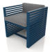 3d model Armchair (Grey blue) - preview