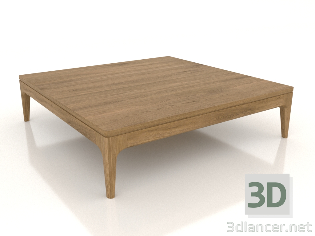 modello 3D Tavolino basso FARGO 1000x1000x250 mm (rovere naturale) - anteprima