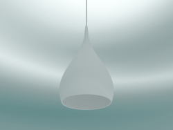 Luminária pendente giratória (BH1, Ø25cm, H 45cm, branco)