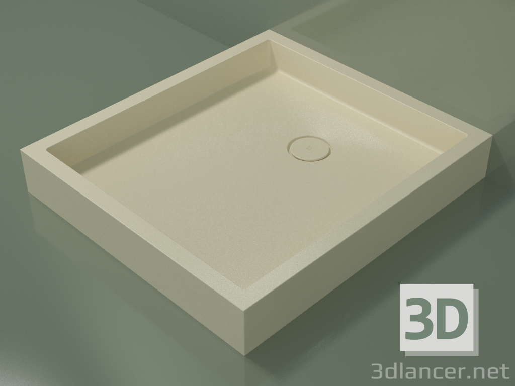 3D modeli Duş teknesi Alto (30UA0140, Bone C39, 90x100 cm) - önizleme