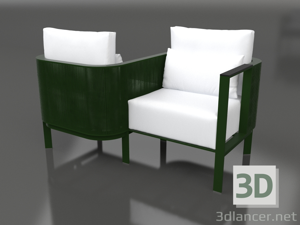 3D Modell Tu&Yo Sofa (Flaschengrün) - Vorschau
