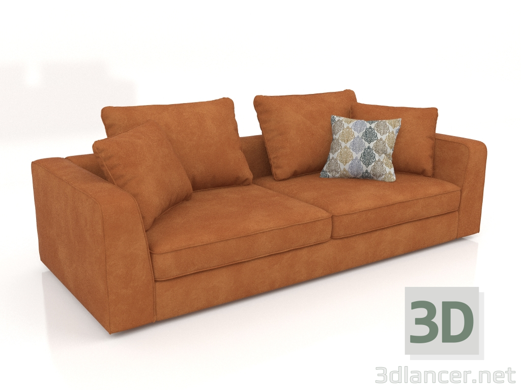 3d model Sofá Cartier 2 (Tessio 33) - vista previa