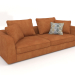 3D Modell Cartier-Sofa 2 (Tessio 33) - Vorschau