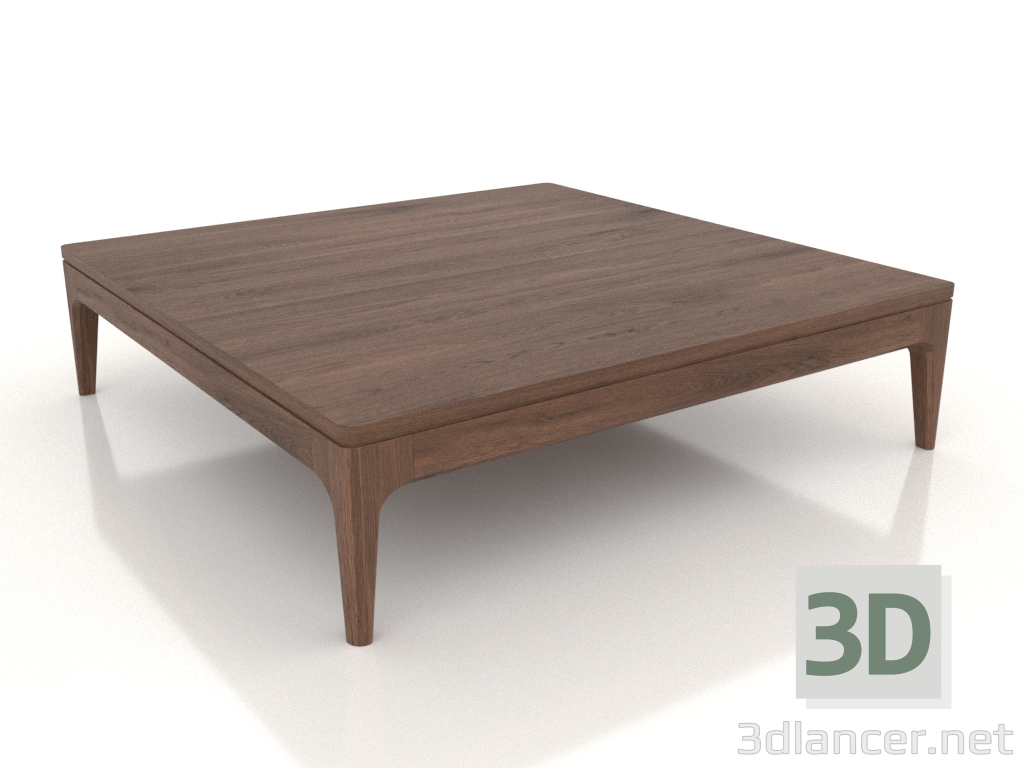 modello 3D Tavolino basso FARGO 1000x1000x250 mm (rovere tabacco) - anteprima