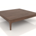 modello 3D Tavolino basso FARGO 1000x1000x250 mm (rovere tabacco) - anteprima