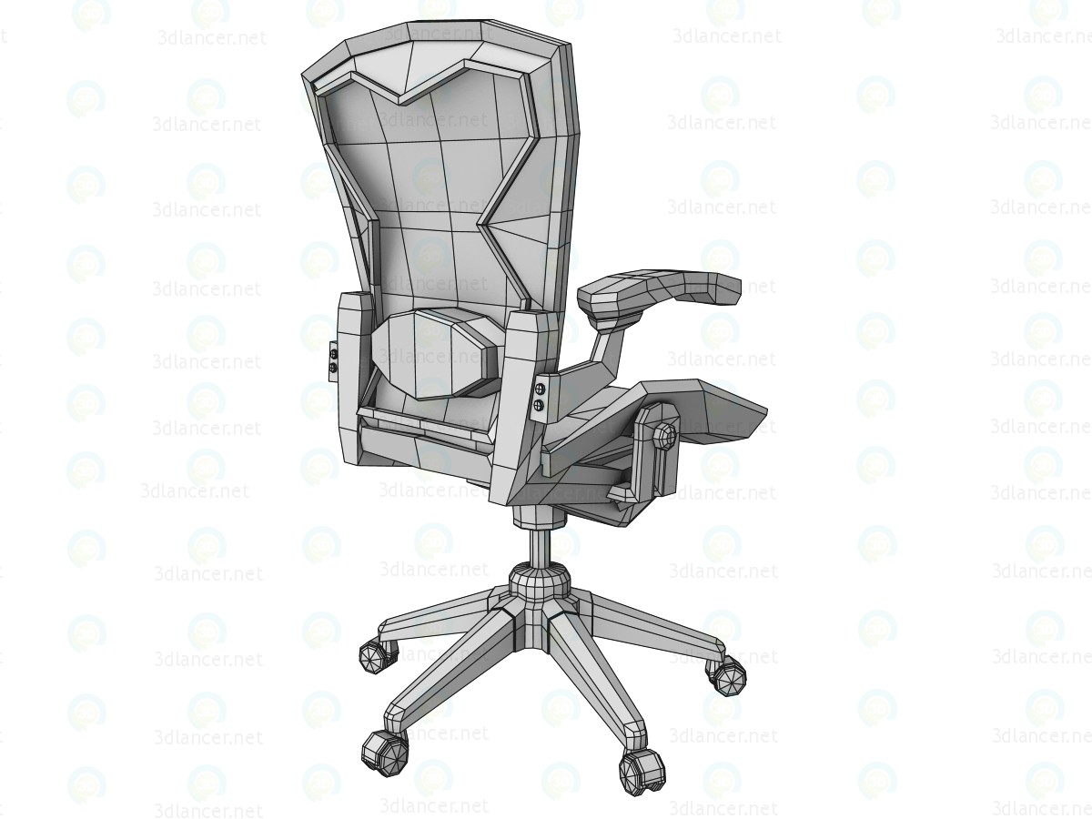 modelo 3D Silla de oficina - escuchar modelo 3D Silla de oficina - escuchar