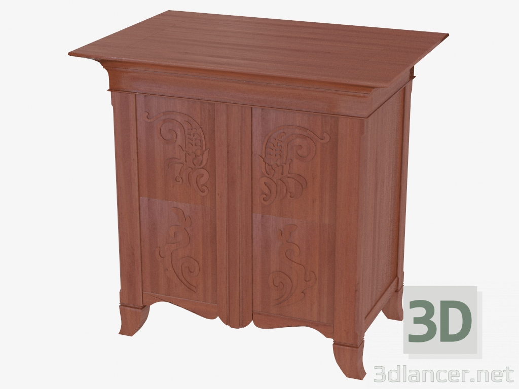 3d model Closed cupboard - preview