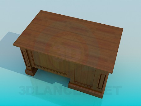 modèle 3D Bureau - preview