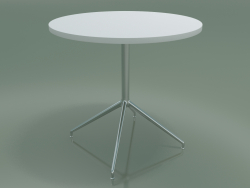 Table ronde 5711, 5728 (H 74 - Ø79 cm, étalée, Blanc, LU1)