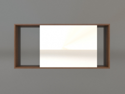 Espelho ZL 08 (750x350, madeira marrom claro)