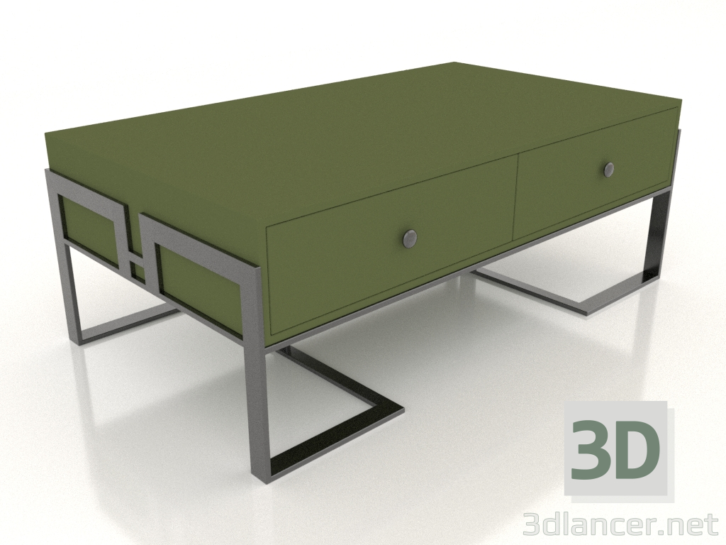 modello 3D Tavolino (arabesco) - anteprima