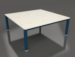 Table basse 94×94 (Gris bleu, DEKTON Danae)