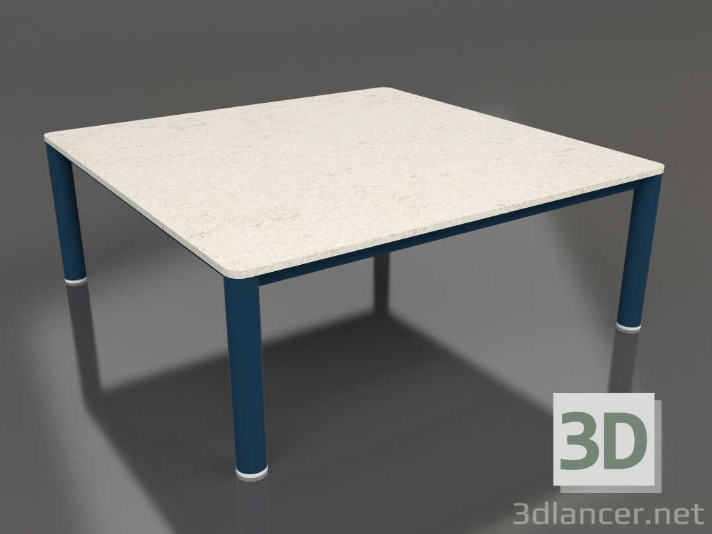 modello 3D Tavolino 94×94 (Grigio blu, DEKTON Danae) - anteprima
