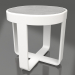 modèle 3D Table basse ronde Ø42 (DEKTON Kreta, Blanc) - preview