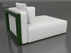 Módulo de sofá, seção 2 direita (verde garrafa)