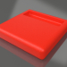 Modelo 3d Mesa lateral (vermelha) - preview