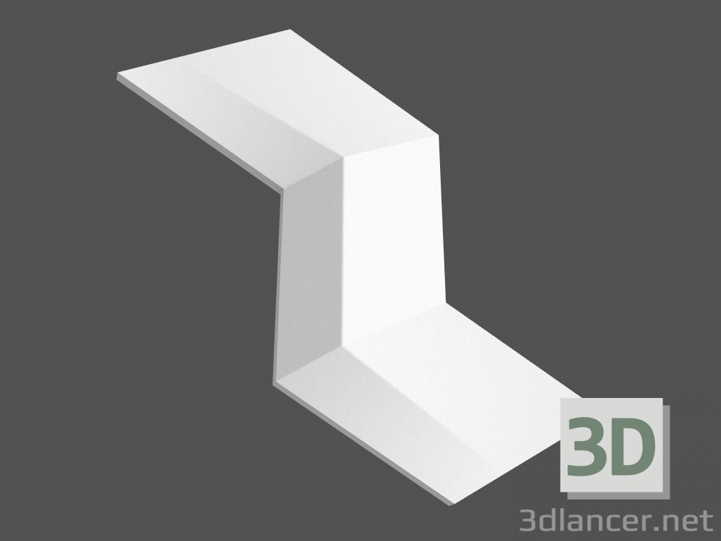 modèle 3D Panneau 3D (élément) Mercure - preview