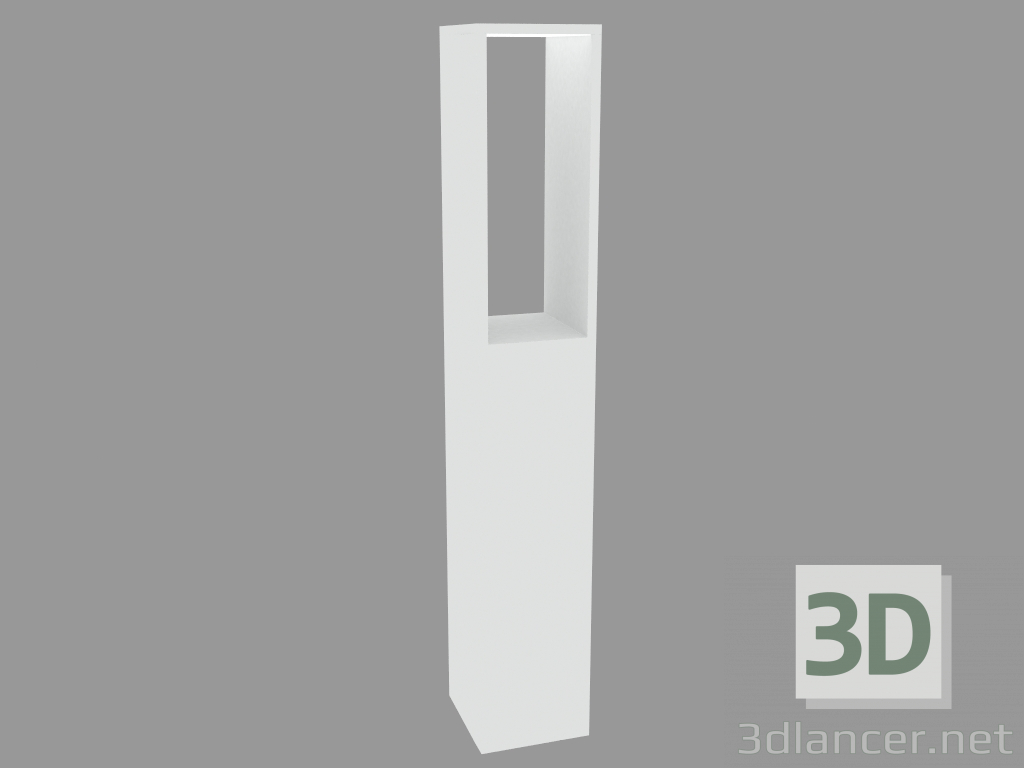 3D Modell Säulenleuchte KUBE 240 LONG BOLLARD (S6347W) - Vorschau