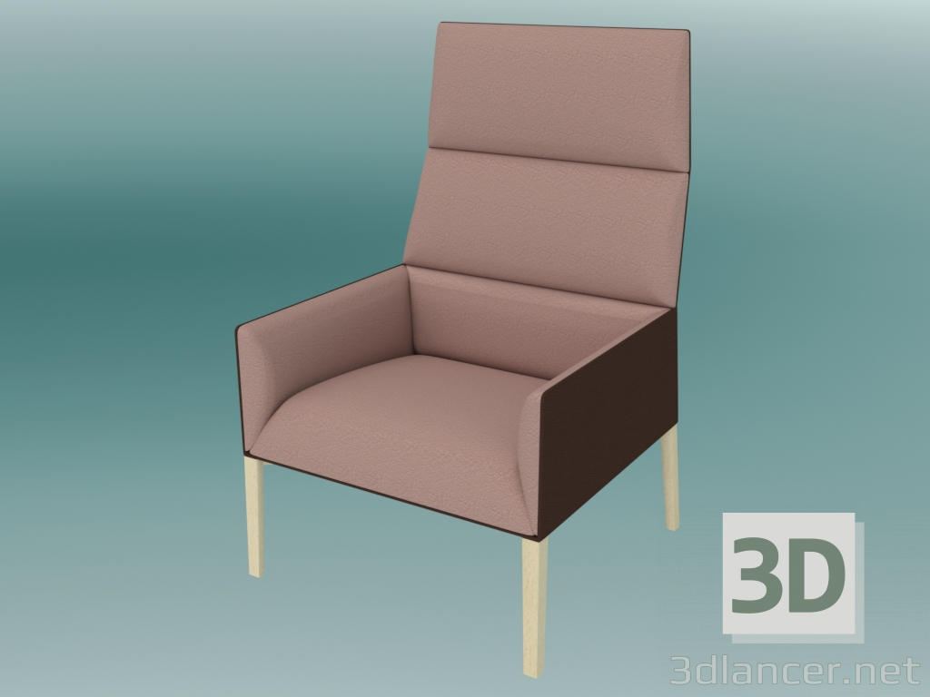 3d model Armchair (A10HW) - preview