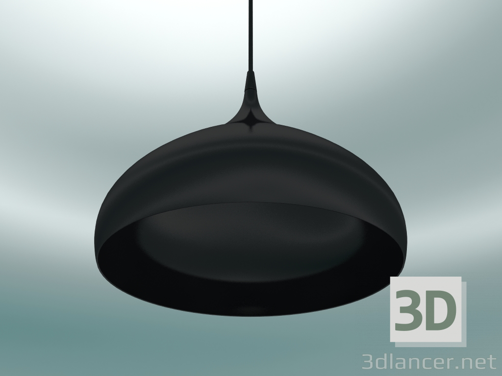 3d model Spinning pendant lamp (BH2, Ø40cm, H 34cm, Black) - preview