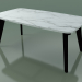 3d model Dining table (234, Marble, Black) - preview