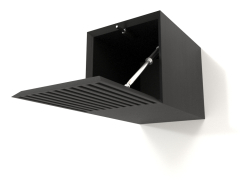 Полка подвесная ST 06 (открытая рифленая дверца) (250x315x250, wood black)