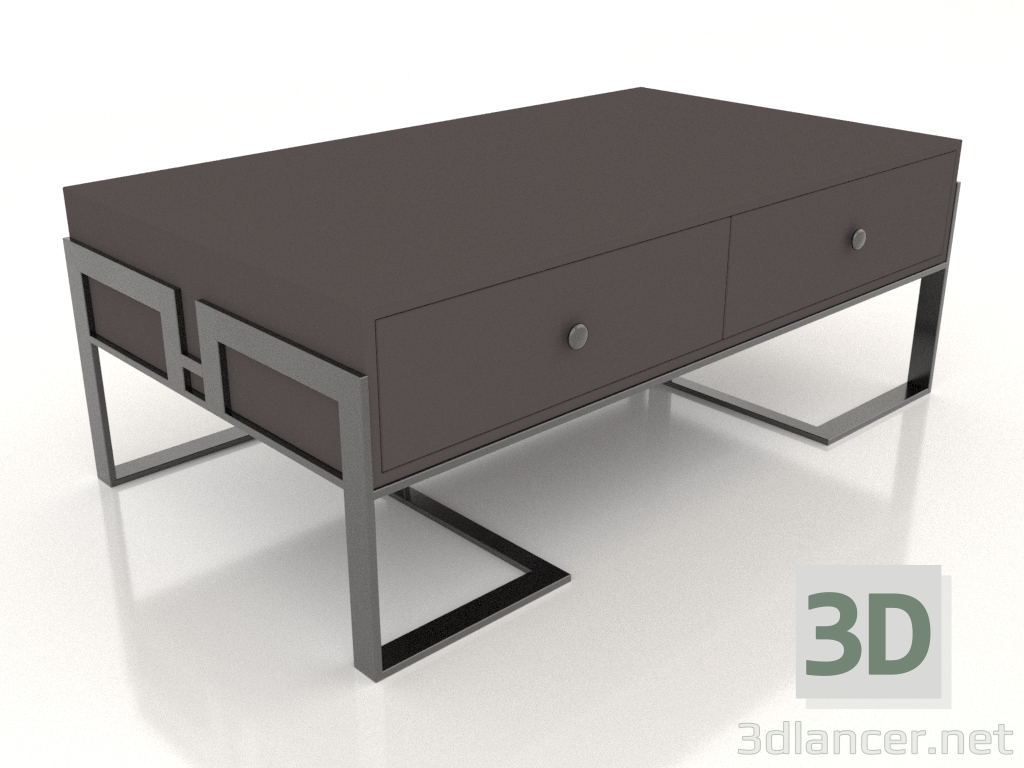 3 डी मॉडल साइड टेबल (डार्क) - पूर्वावलोकन