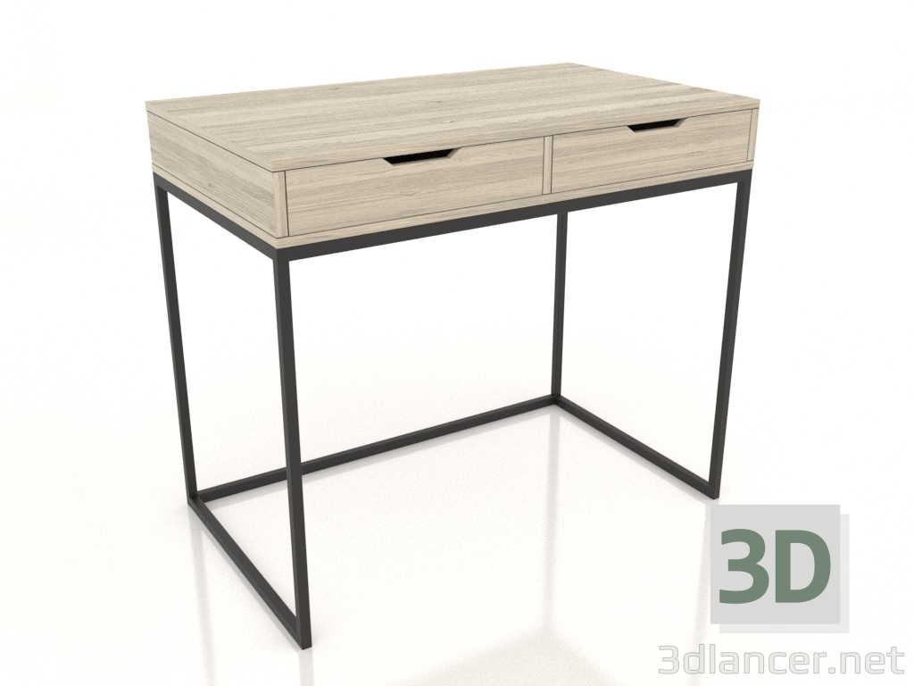 3D modeli Yazı masası 1000x600 mm (açık meşe) - önizleme