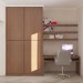 3d model Built-in wall unit for small bedrooms - preview