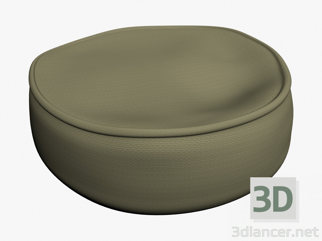 modello 3D Galleggiante pouf 3 - anteprima