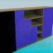 3d model Cupboard with open shelves - preview