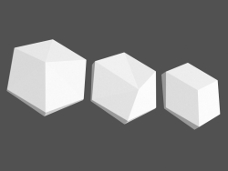 Painéis 3D (elementos) Cubo