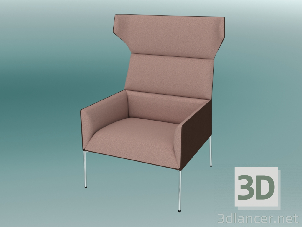 3d model Armchair (A11H) - preview