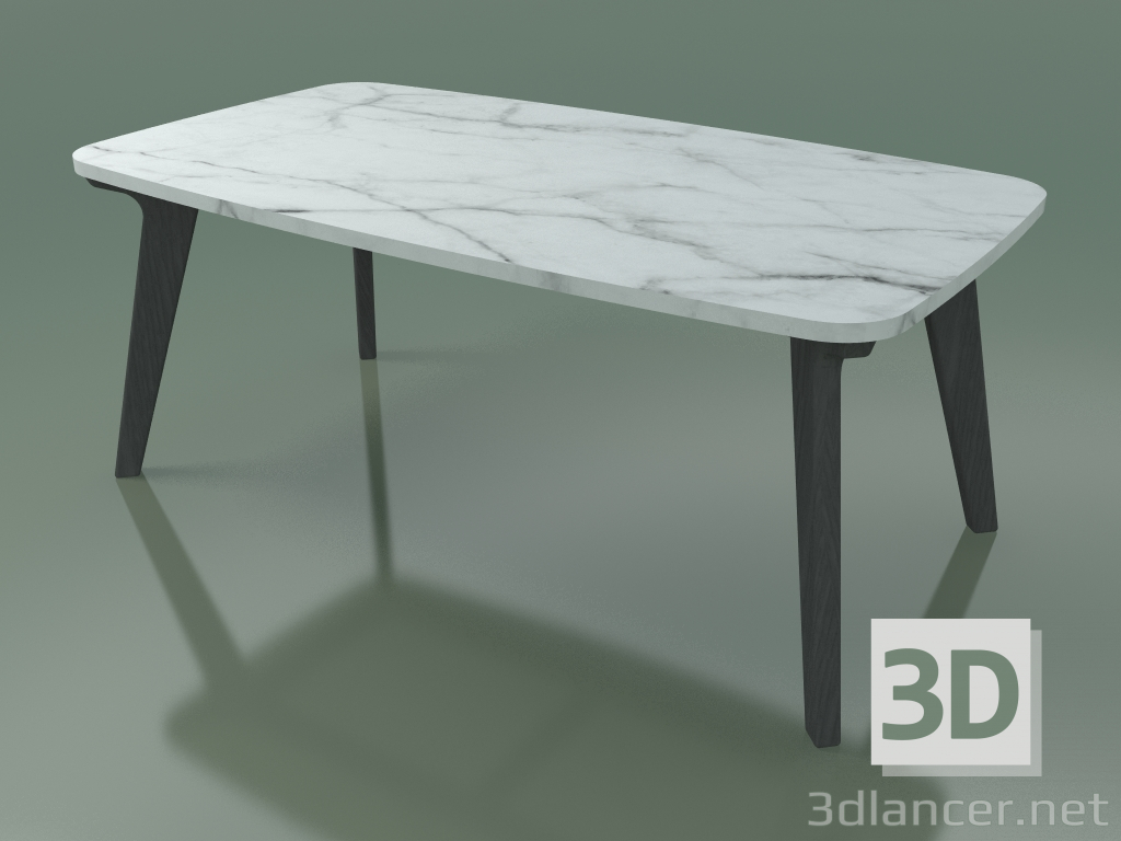 3d model Dining table (234, Marble, Gray) - preview