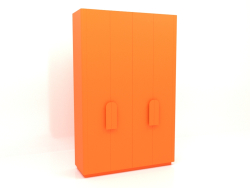 Wardrobe MW 04 paint (option 2, 1830x650x2850, luminous bright orange)
