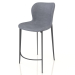 3d model Semi-bar chair Helena (gray - black) - preview