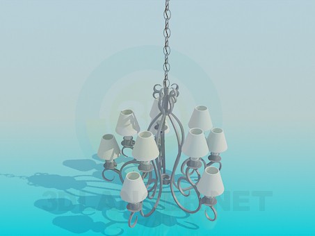 3d model High chandelier - preview 3d model High chandelier - preview