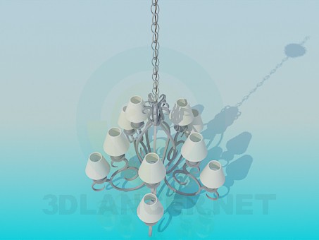 3d model High chandelier - preview 3d model High chandelier - preview