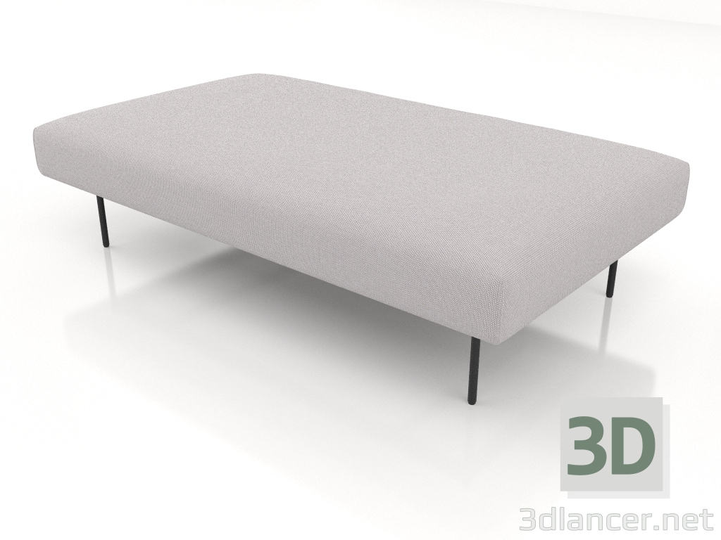 modello 3D Seduta chaise longue - anteprima